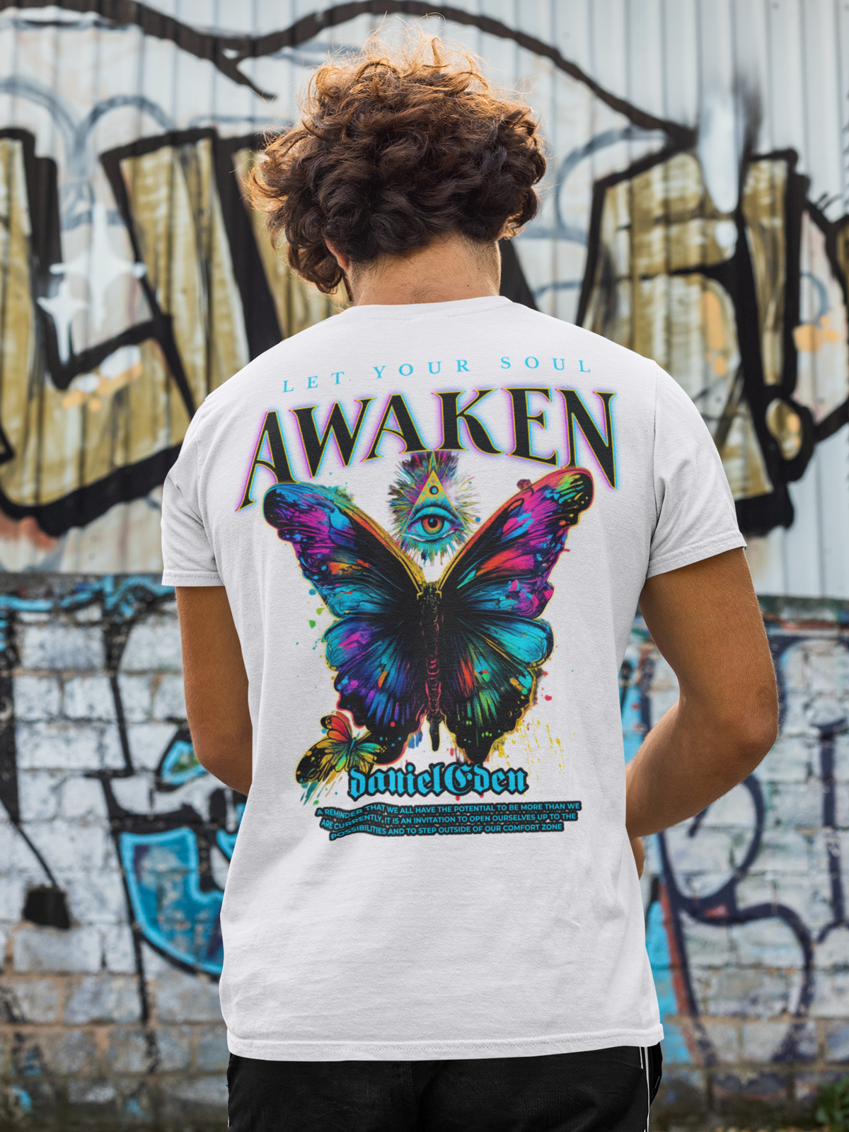 DanielEden premium t shirt ' Awaken "