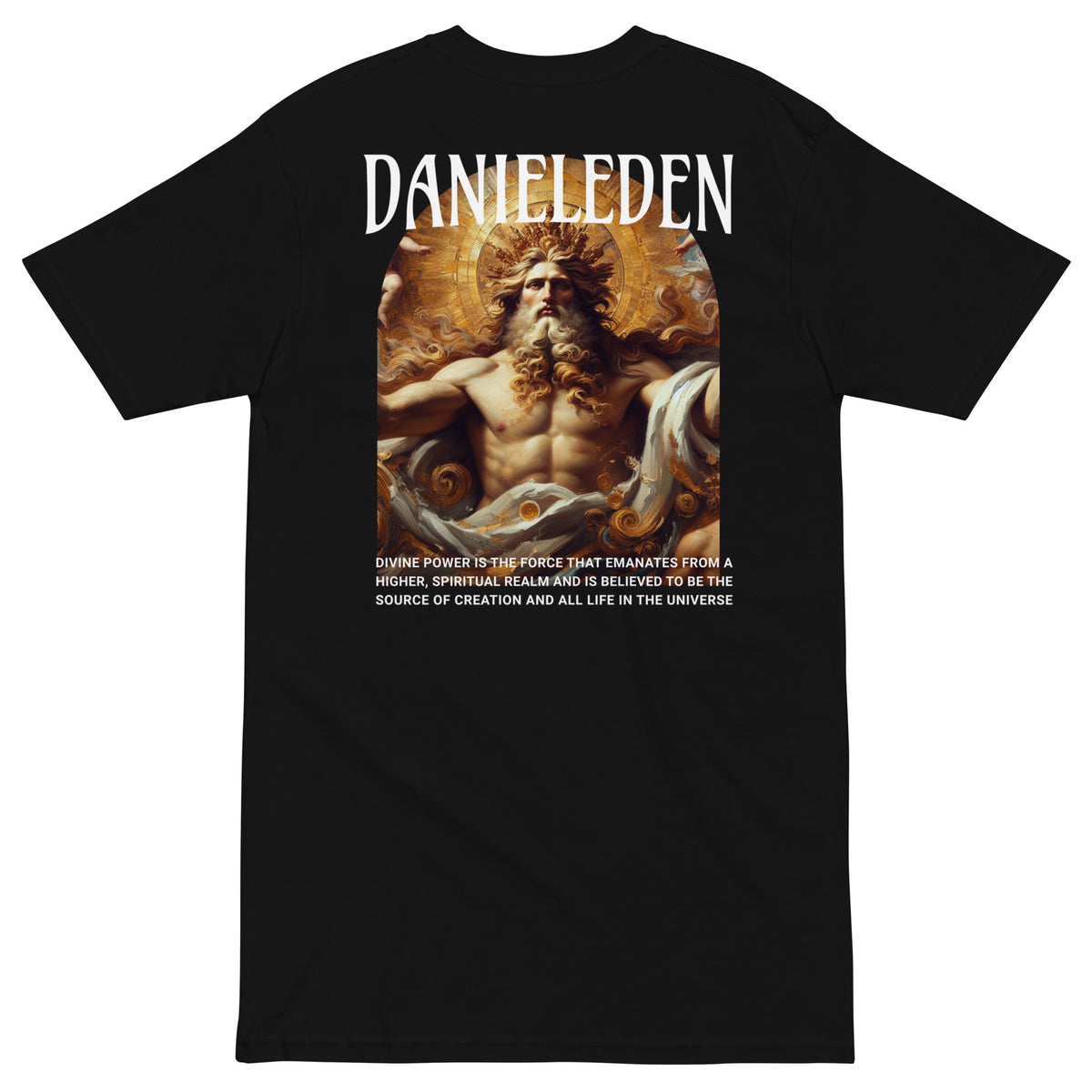 DanielEden Premium zwaar T-shirt voor heren '" Universe "