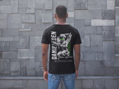 DanielEden Premium zwaar T-shirt voor heren 'Gangster Angel'
