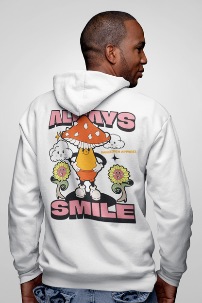 DanielEden  uniseks hoodie Vibing " Always smile "