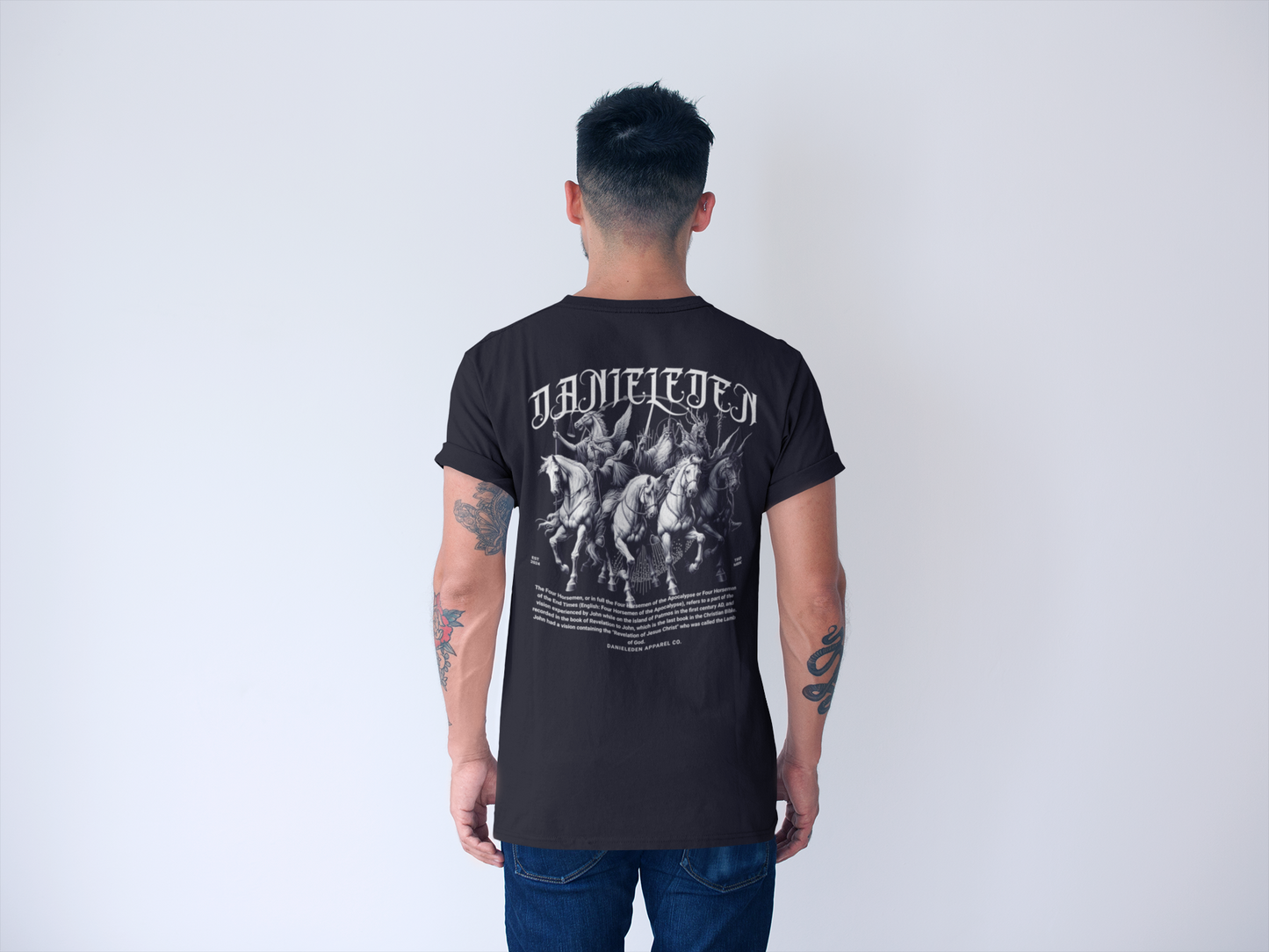 DanielEden Premium T-shirt voor heren " Horsemen "