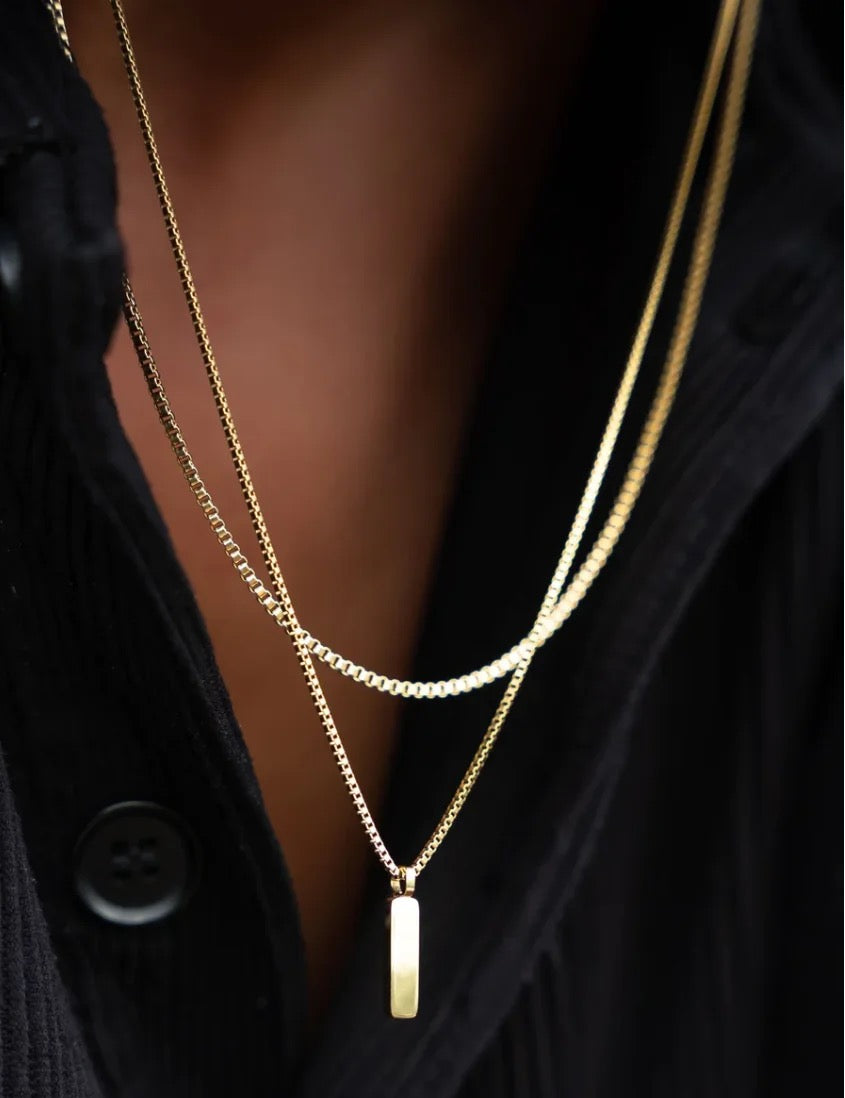 Minimalistisch luxe heren ketting