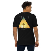 DanielEden Premium zwaar T-shirt voor heren " FAITH"