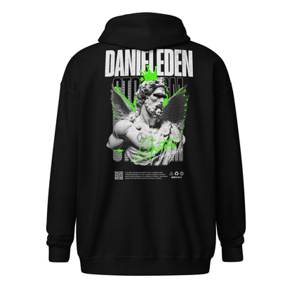 DanielEden heavy blend zip hoodie " STOICISM"