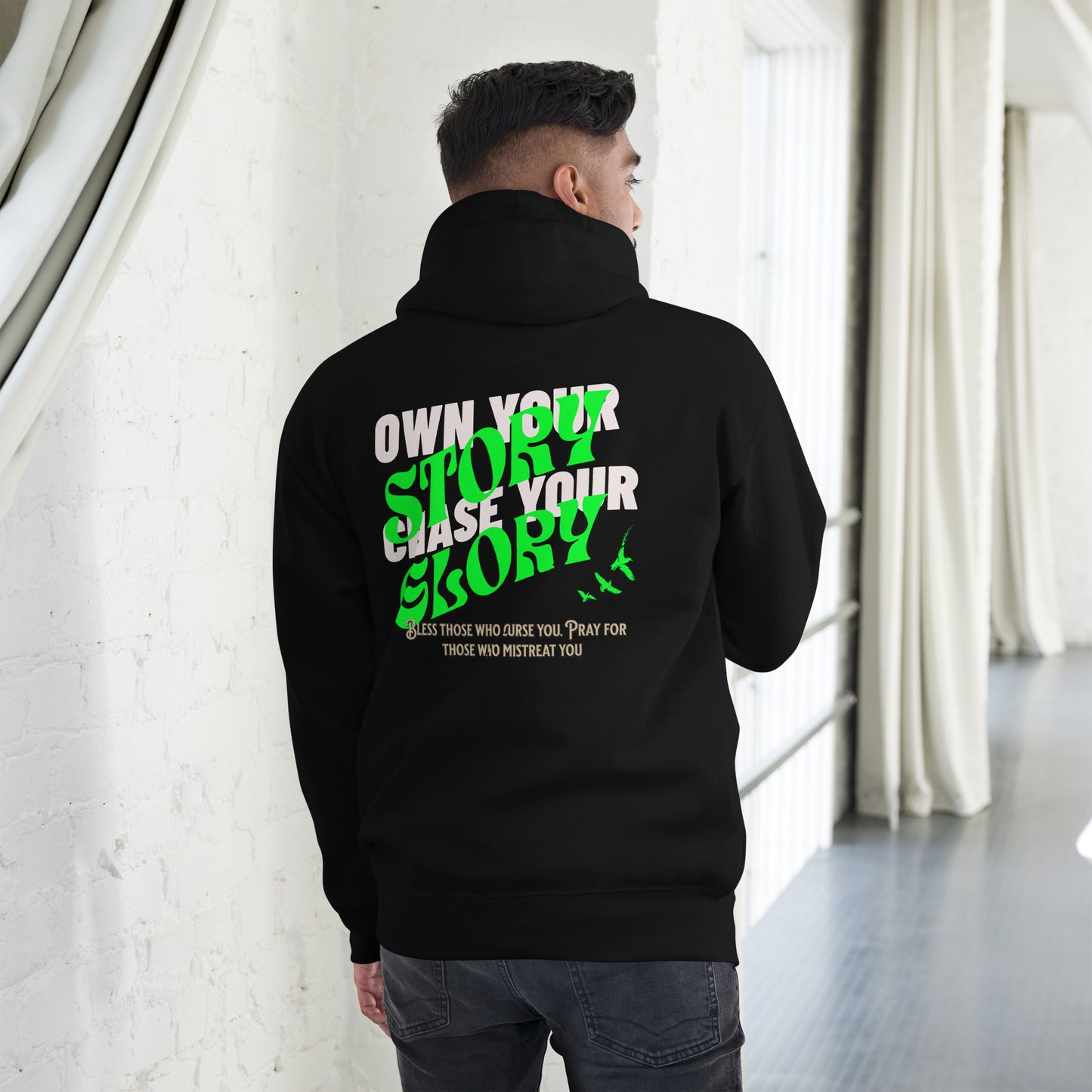 DanielEden Premium hoodie ' Own your Glory "