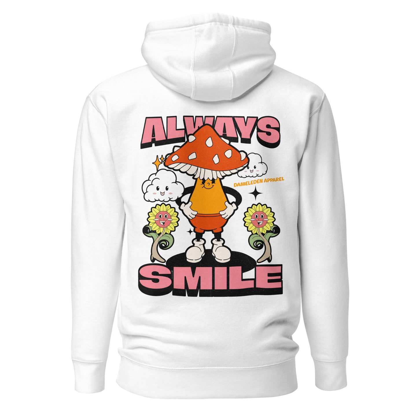 DanielEden  uniseks hoodie Vibing " Always smile "