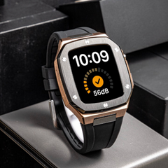 The Athlete Black with Rose Gold