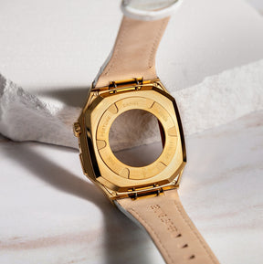 The Rosetta Rose Gold White Leather