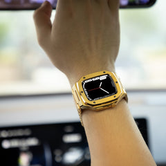 The Rosetta Rose Gold White Leather