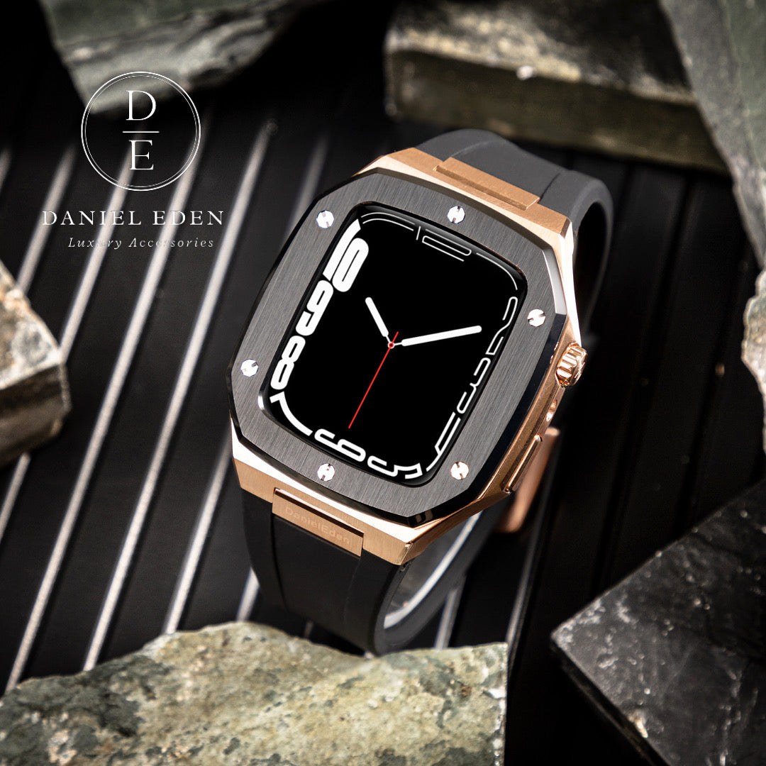 The Athlete Black with Rose gold