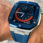 The Athlete Blue Silver