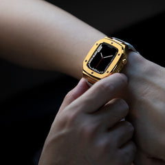 The Rosetta Rose Gold White Leather