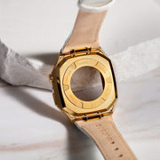 The Rosetta Black with White Leather